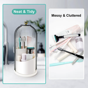 BrushNest – Sliding Lid Toothbrush Organizer