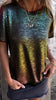 Anna | Gold Foil Short Sleeved T-shirt