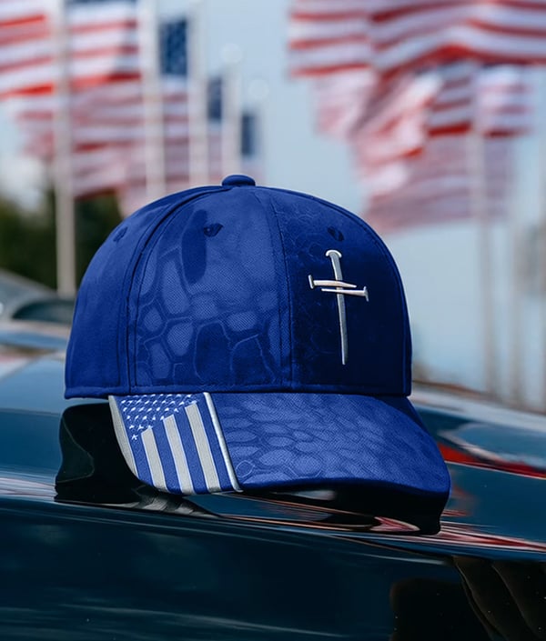 CrossMark – Christian Baseball Hat with Bonus Decal