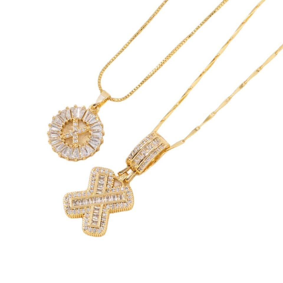 SignatureShine - Elegant Crystal Necklace Gift Set