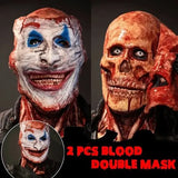 Halloween Blood Double Mask marnetic