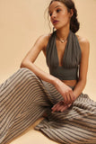 LuxeLines – Striped Comfort Pants