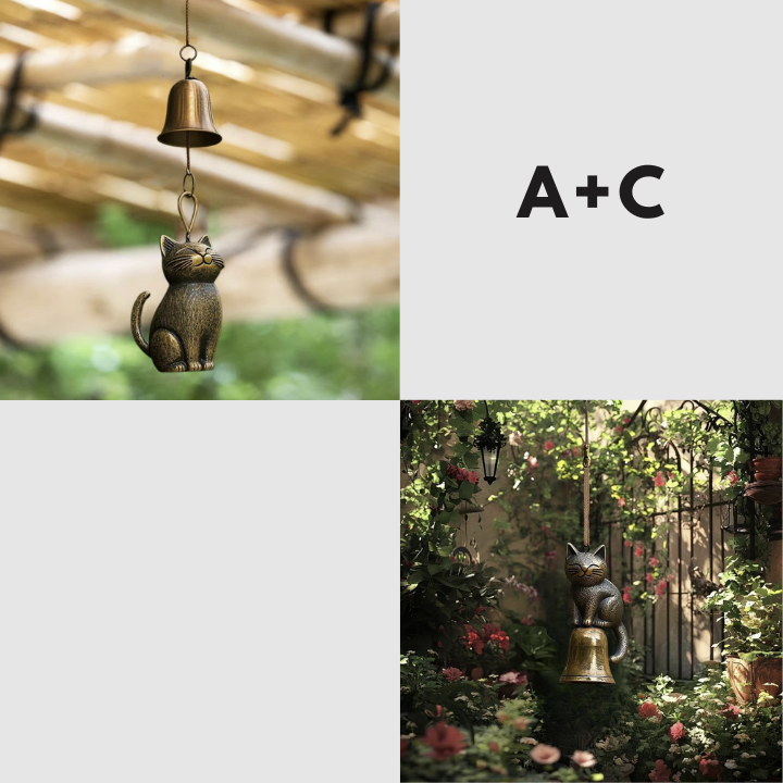MeowMelody – Whimsical Cat Wind Chime