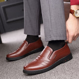 FlexStride – Soft Leather Men’s Business Shoes