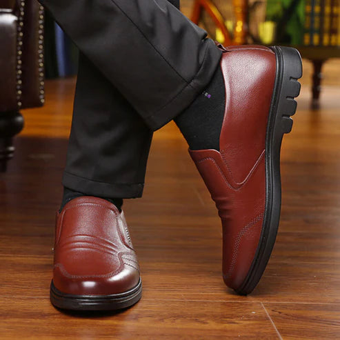 FlexStride – Soft Leather Men’s Business Shoes