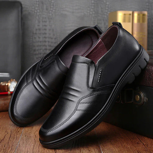 FlexStride – Soft Leather Men’s Business Shoes
