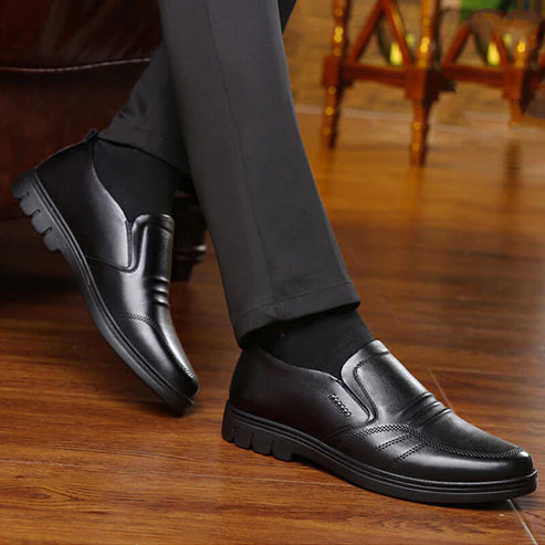 FlexStride – Soft Leather Men’s Business Shoes
