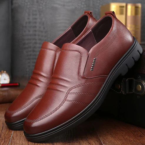 FlexStride – Soft Leather Men’s Business Shoes