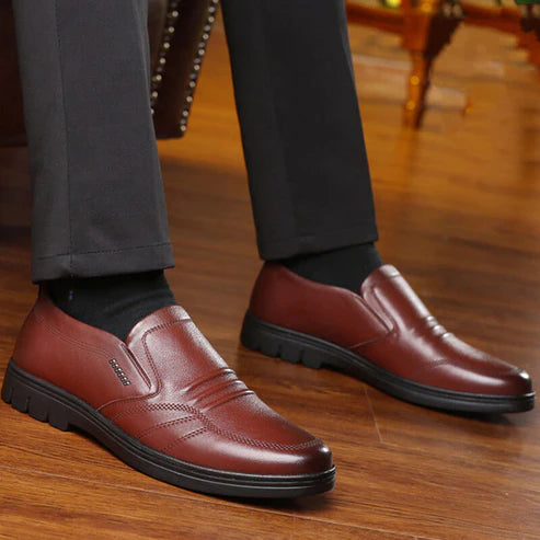 FlexStride – Soft Leather Men’s Business Shoes