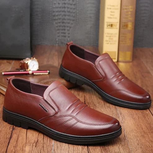 FlexStride – Soft Leather Men’s Business Shoes