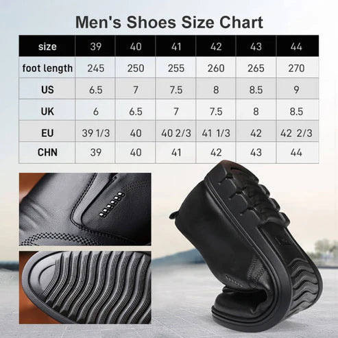 FlexStride – Soft Leather Men’s Business Shoes