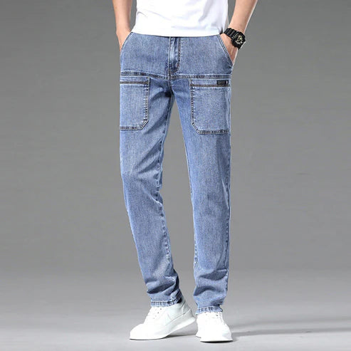 UrbanCargo β Stretch Utility Jeans for Men