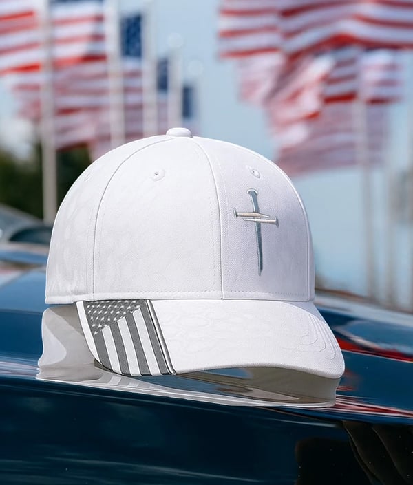 CrossMark – Christian Baseball Hat with Bonus Decal