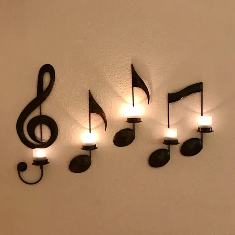 MelodyGlow – Musical Note Wall Sconce