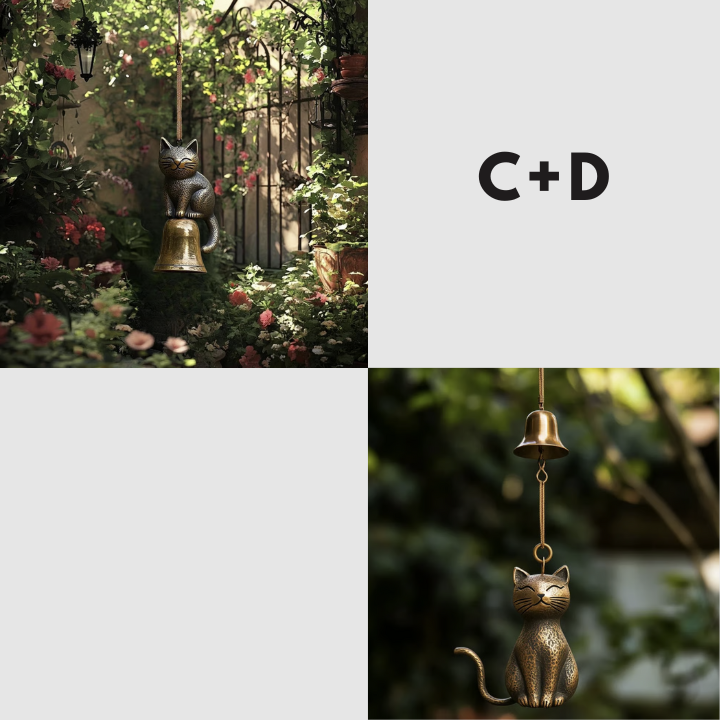MeowMelody – Whimsical Cat Wind Chime