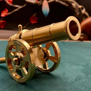BattleForge - Premium Solid Brass Cannon Model