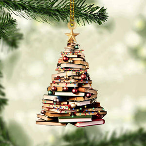 StoryCharm - Unique Book Lover Christmas Ornament