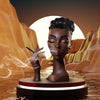 CalmCharm - Creative Lady Smoking Cones Decor