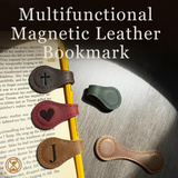 MagniMark -  Multifunctional Magnetic Leather Bookmark