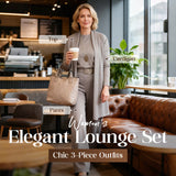 CELINE - Sophisticated 3-Piece Cardigan Set