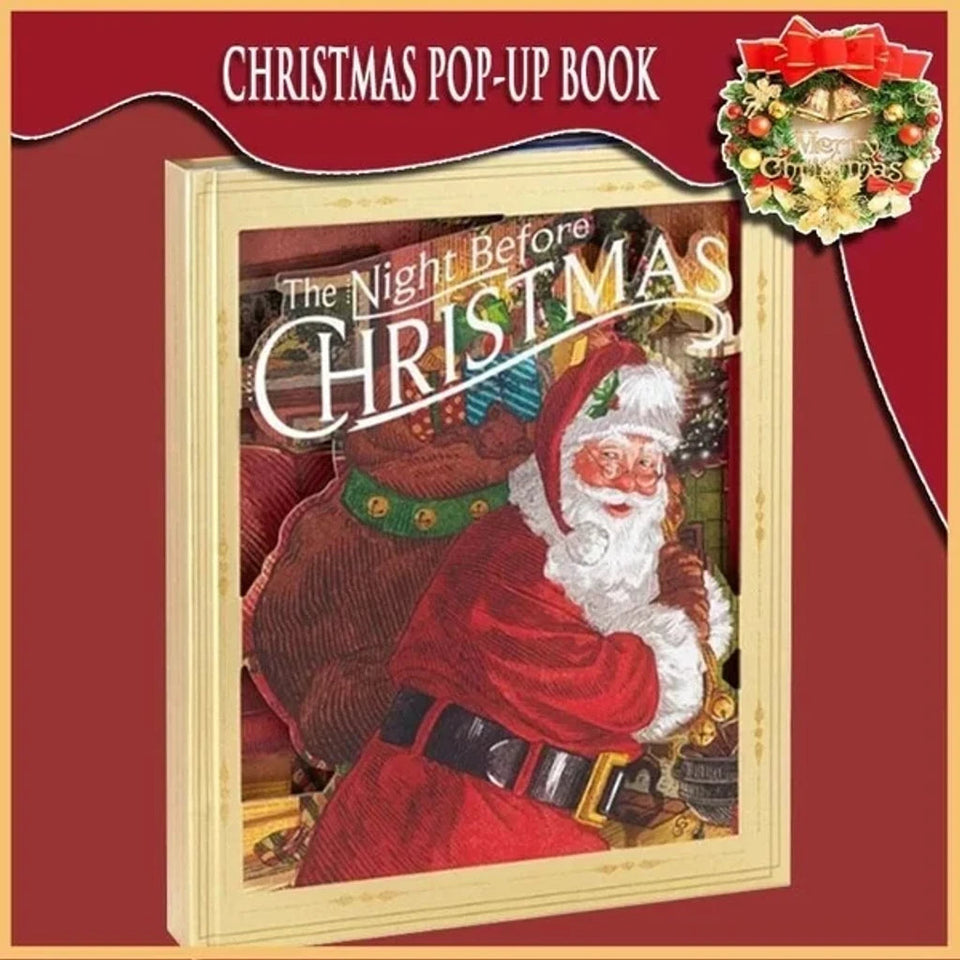 The Enchanted Christmas Eve Pop-Up Book (Light + Sound) marnetic
