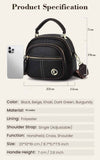UrbanElegance – Classic Multifunctional Leather Crossbody Bag