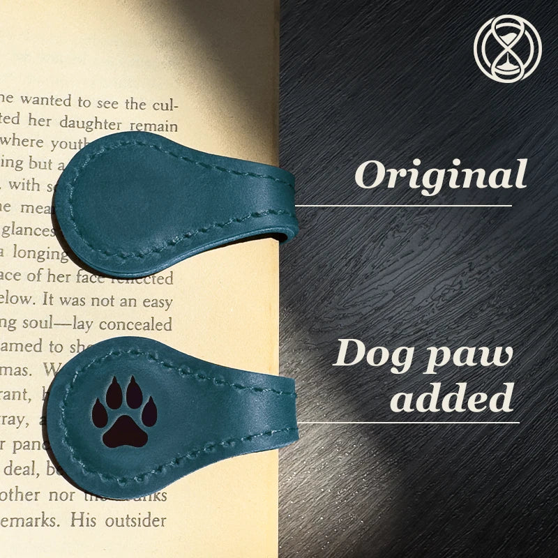 MagniMark -  Multifunctional Magnetic Leather Bookmark