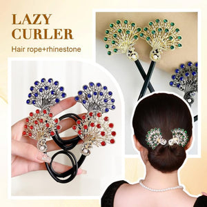CrystalLeaf – Vintage Rhinestone Ponytail Clip