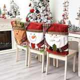 Merry Dining Chair Wraps - Cute Christmas Seat Covers