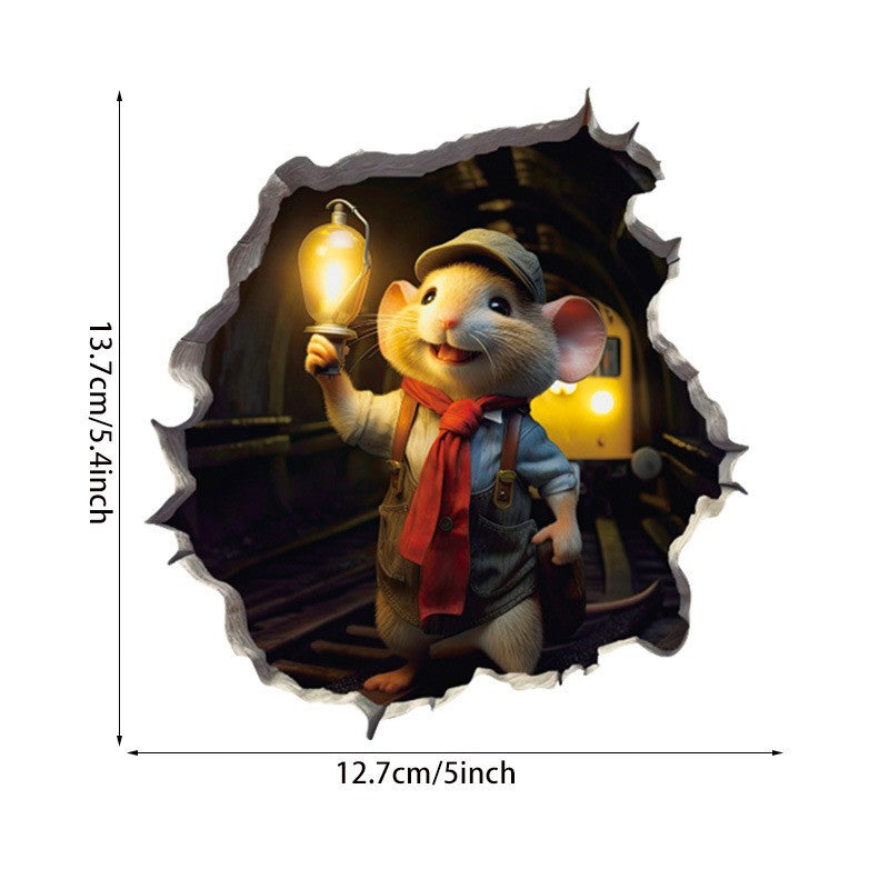 MouseWhisper - Charming Wall Illusion Decor