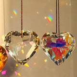 GlowHeart - Colorful Crystal Suncatcher