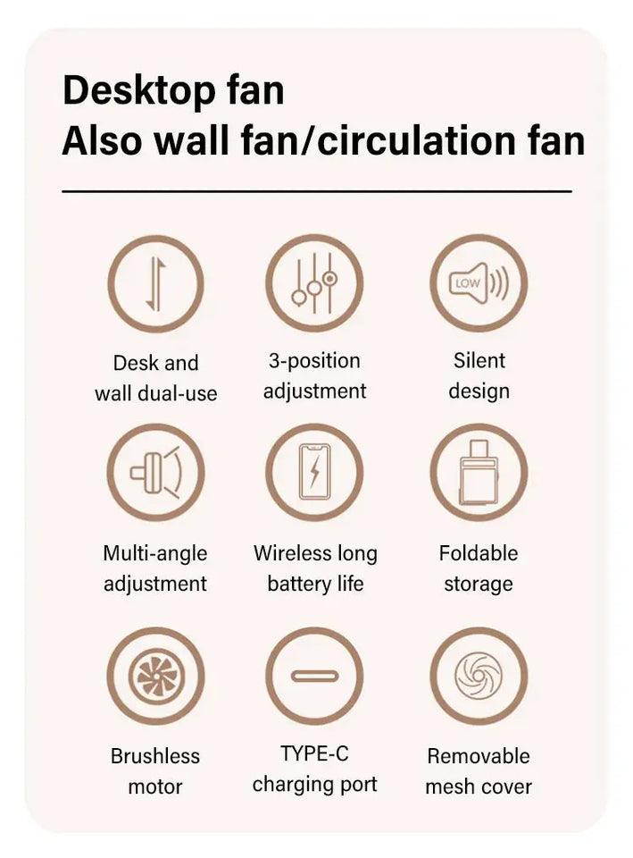 Household Dual-use Kitchen Fan marnetic