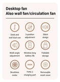 Household Dual-use Kitchen Fan marnetic