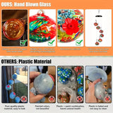 BreezeNest - Glass Wind Chime Feeder for Hummingbirds