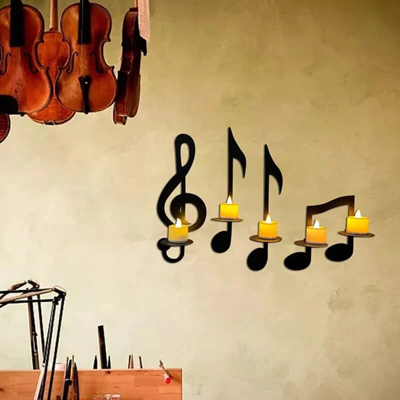 MelodyGlow – Musical Note Wall Sconce
