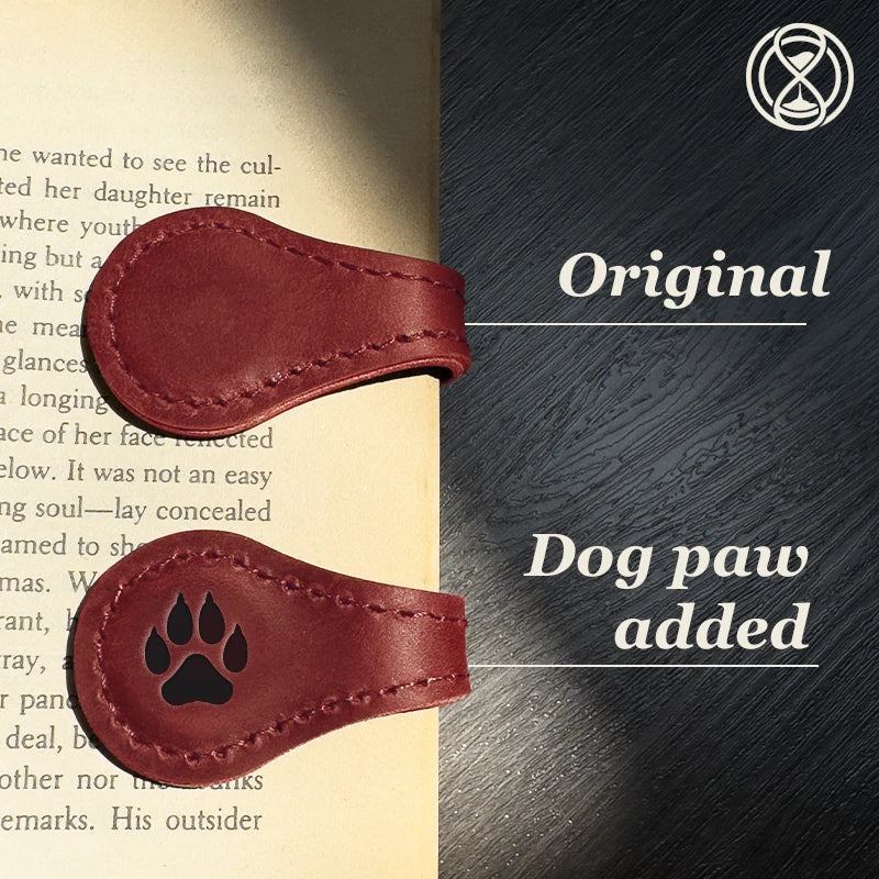 MagniMark -  Multifunctional Magnetic Leather Bookmark
