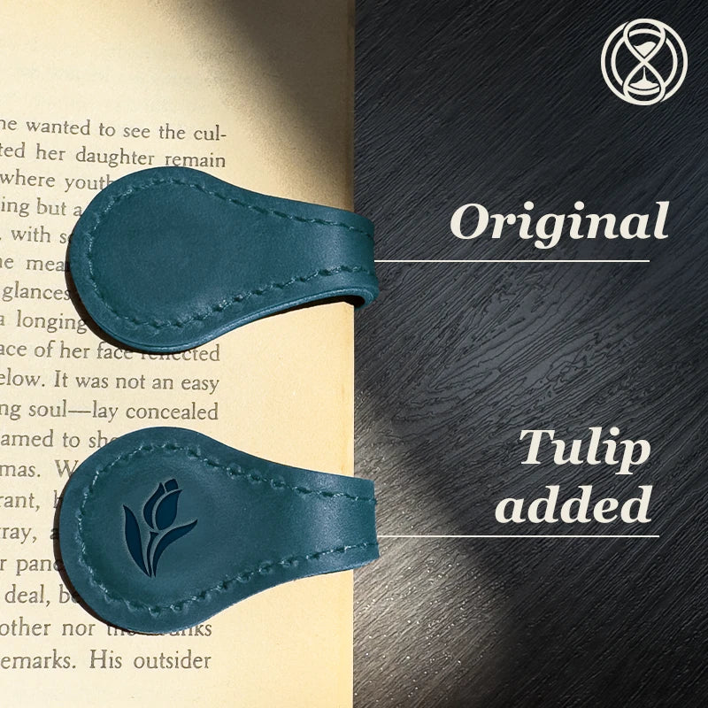 MagniMark -  Multifunctional Magnetic Leather Bookmark
