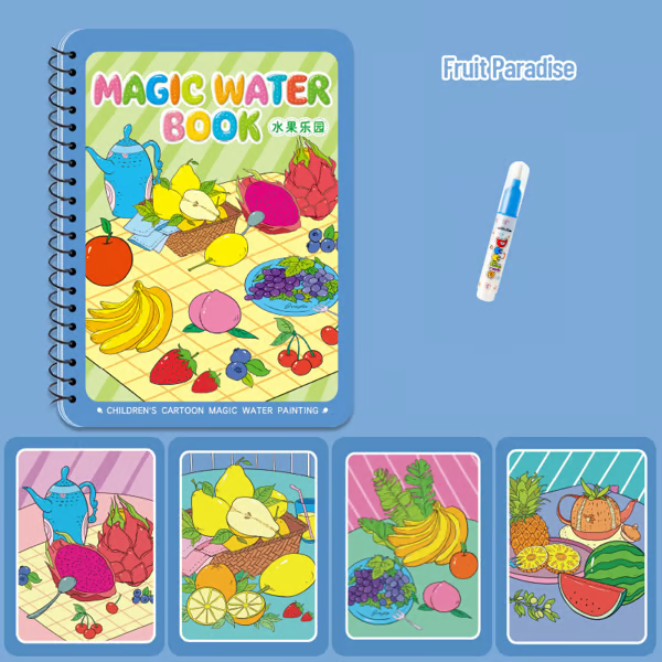 ColorSplash – Reusable Magic Water Book