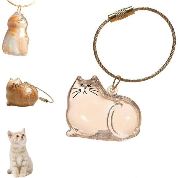 PawEver – Cat Memorial Acrylic Keychain Set