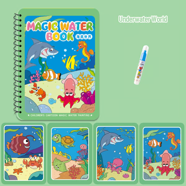 ColorSplash – Reusable Magic Water Book
