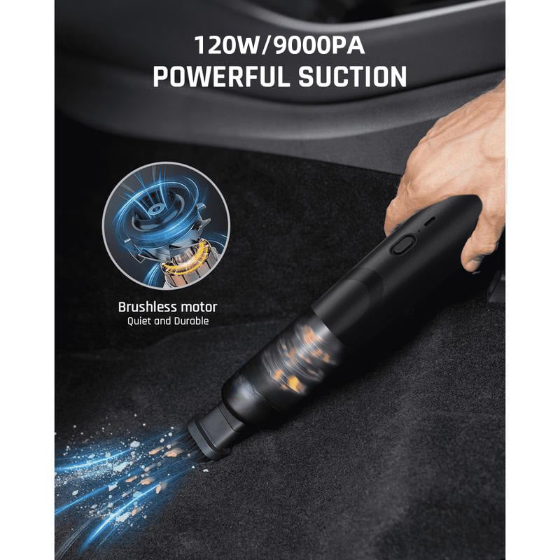 DustVibe – Slim V8 Mate High-Power Car Vacuum
