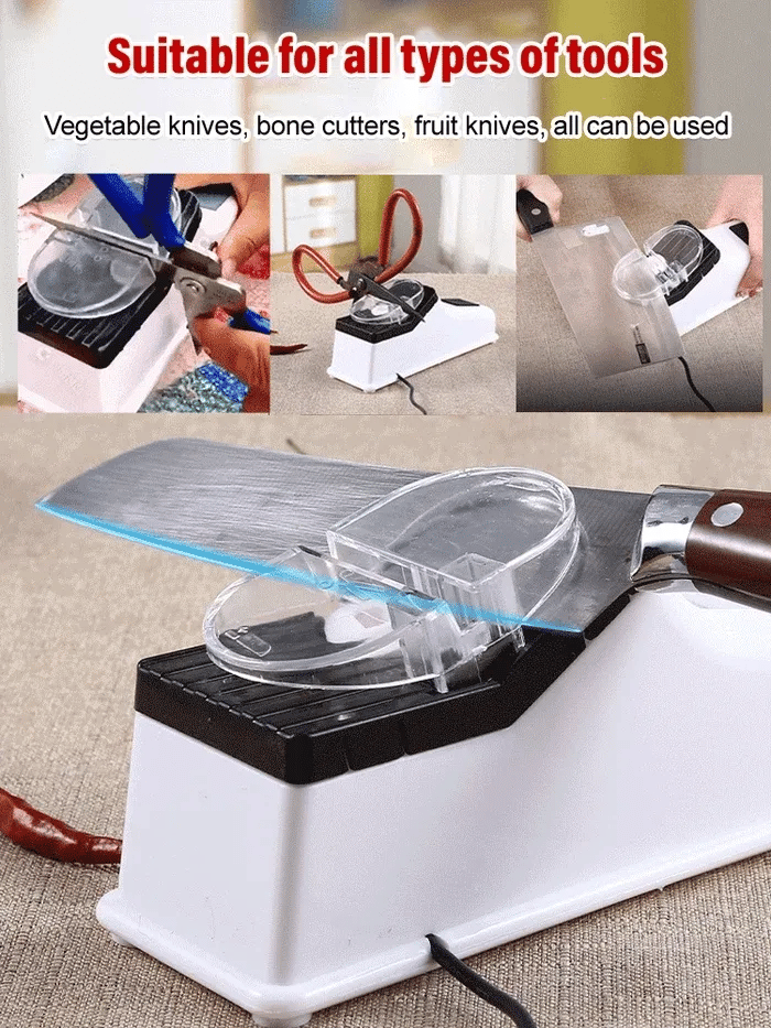 Multi-Function Double Sided Electric Knife Sharpener marnetic