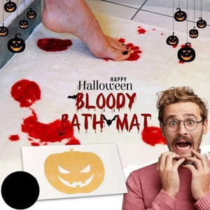 Chilling Bloodstain Bath Mat marnetic