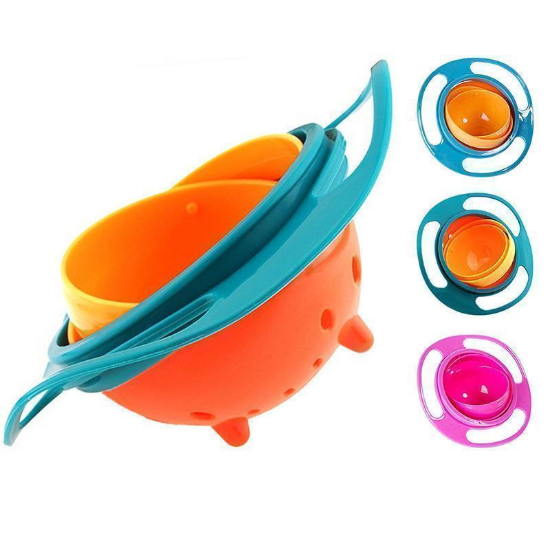 OrbitBowl - 360° Spill-Proof Snack Bowl for Kids