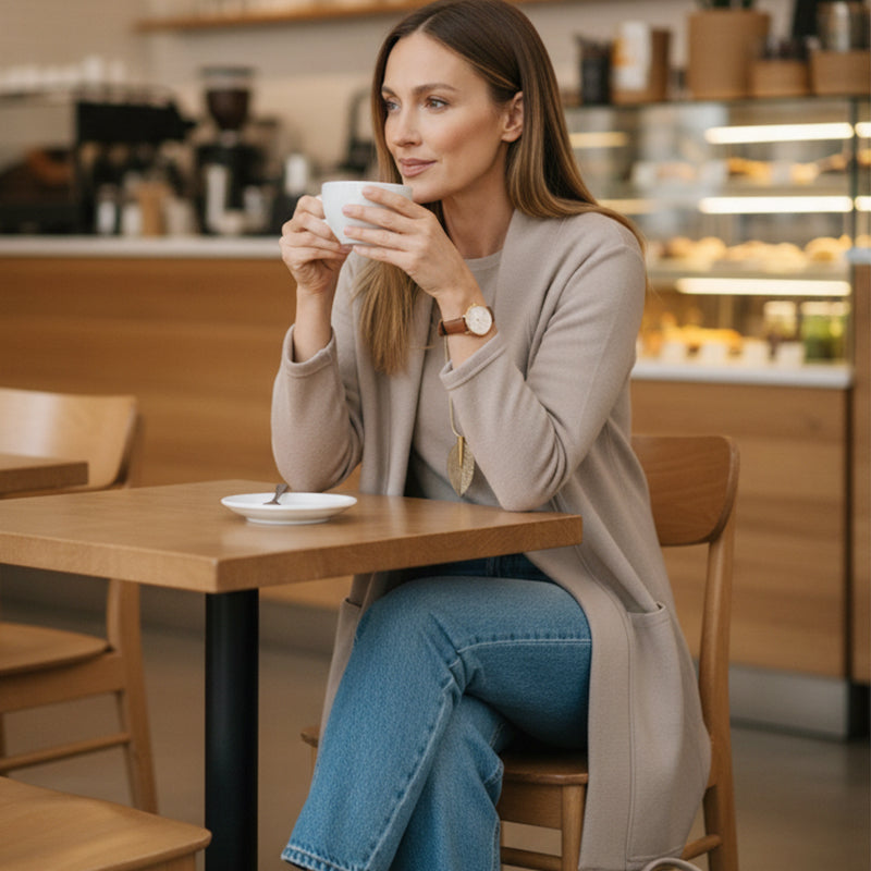 CELINE - Sophisticated 3-Piece Cardigan Set