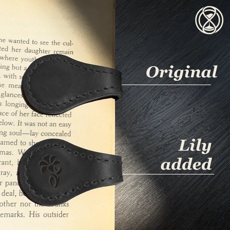 MagniMark -  Multifunctional Magnetic Leather Bookmark
