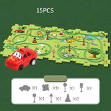 TurboTrail - DIY Educational Track Car Set for Kids