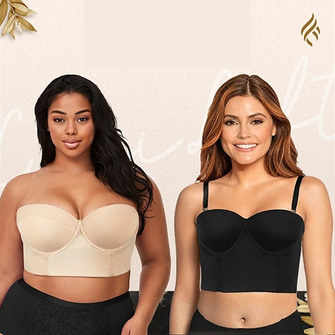 LuciLift - Perfect Silhouette Low Back Strapless Bra marnetic