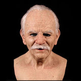 Hyper Realistic Silicone Elderly Mask marnetic
