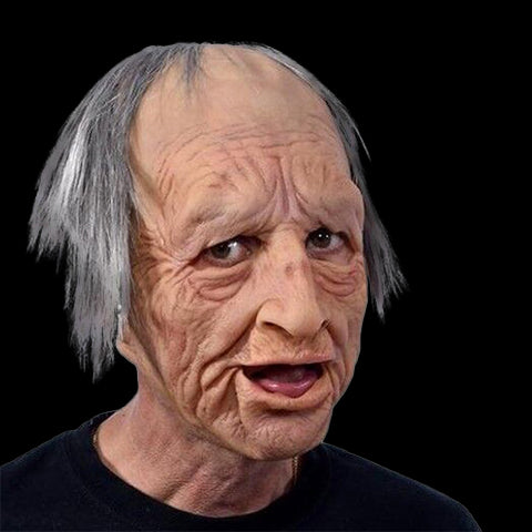 Hyper Realistic Silicone Elderly Mask marnetic